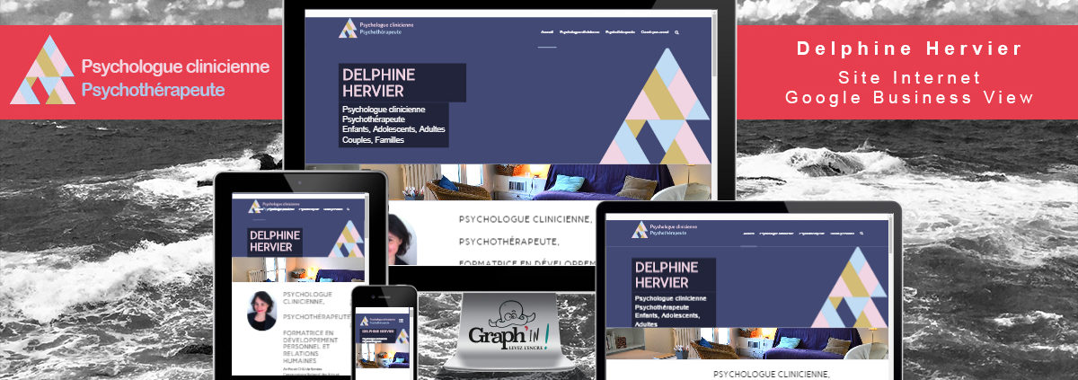 Site web Delphine Hervier Nantes - Graph'in !