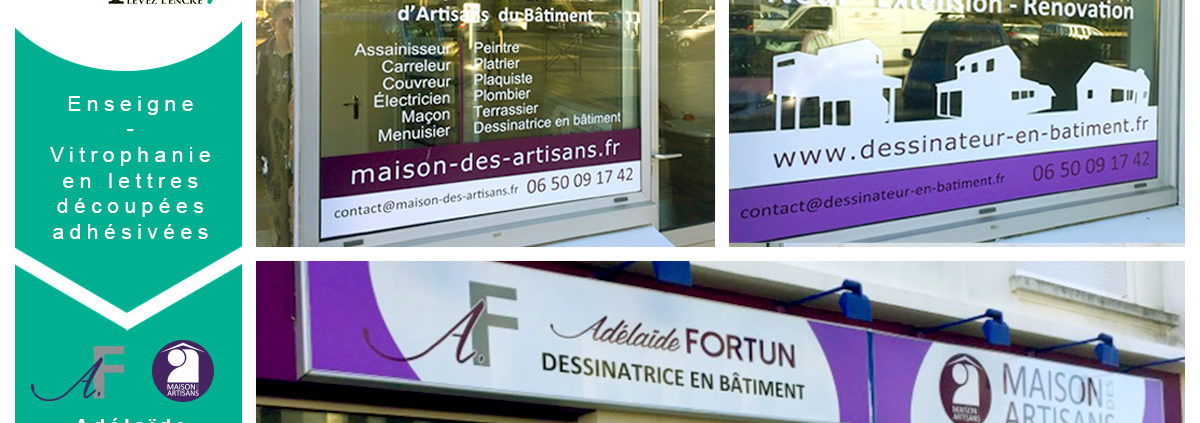 Enseigne Adélaïde Fortun Loroux-Bottereau - Graph'in !