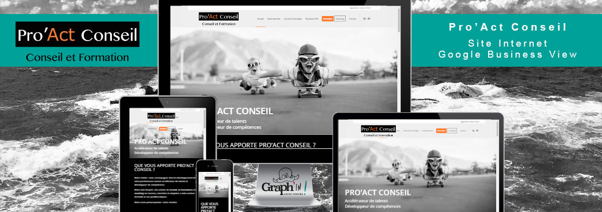 Site web Pro Act Conseil Nantes - Graph'in !