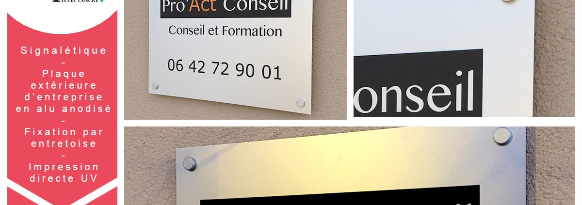 Signalétique Pro Act Conseil Vertou - Graph'in !