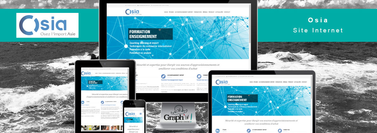 Site web Osia Les Moutiers-en-Retz - Graph'in !