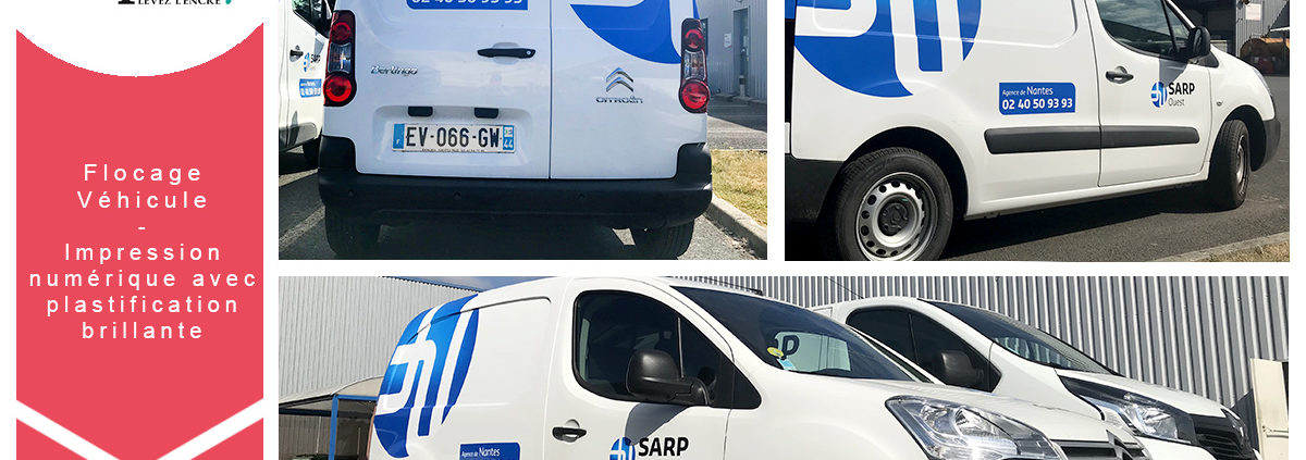 Marquage véhicule Sarp Ouest Nantes