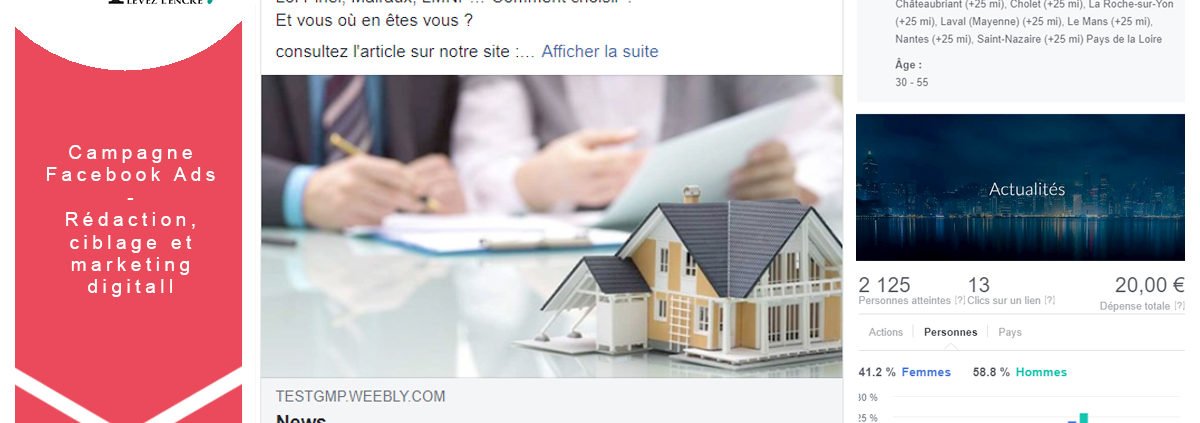 Campagne Facebook Ads Nantes GM Patrimoine