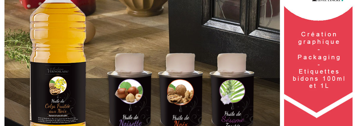 Packaging Huilerie Vernoilaise Maine-et-Loire