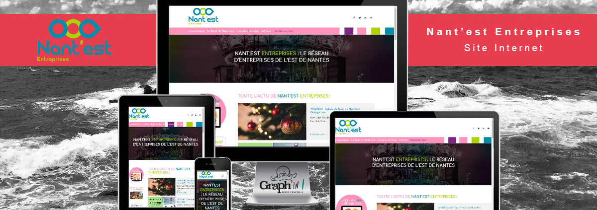 Site web Nant'Est Entreprises Nantes