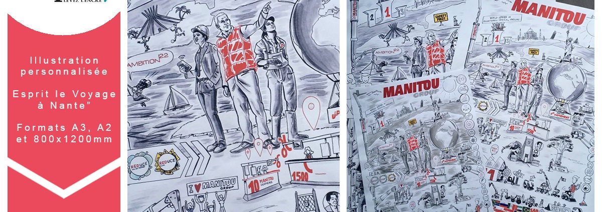 Illustration sur-mesure Manitou Group