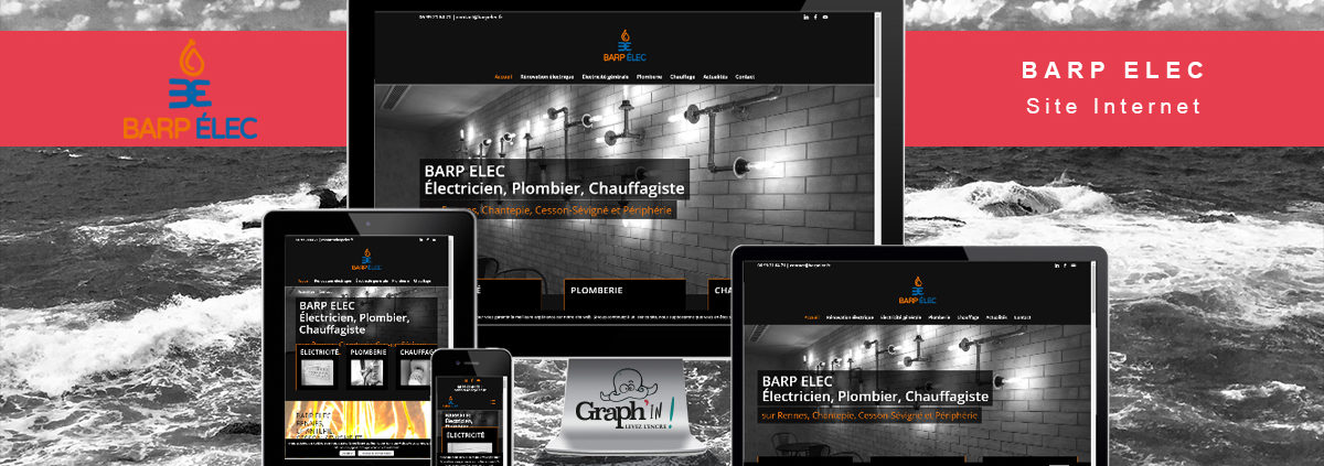 Site web Barp Elec Rennes