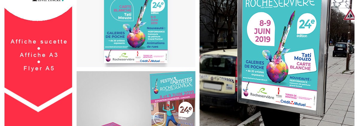 Affiche flyer festival Vendée