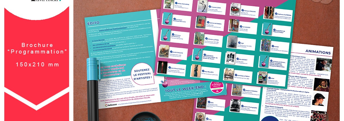 Brochure programmation festival Vendée