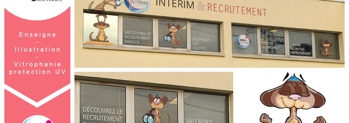Enseigne BRH intérim Nantes