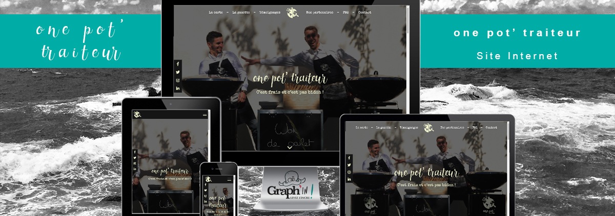 Site web One pot' traiteur Nantes
