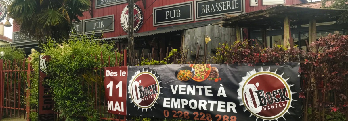 Bâche événementielle Pub Brasserie Nantes