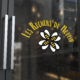 Un logo de petite entreprise qui accueille le client dès la porte